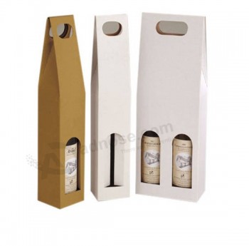 Single Wine Box/Die-Cut Handle Wine Box/Paper Wine Box