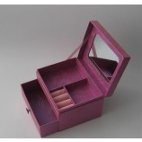 High Quality Fashion Jewellery Box with Mirror Inside