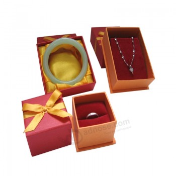 Caja de regalo de papel de diamanTe/Caja de regalo de joyería para la venTa