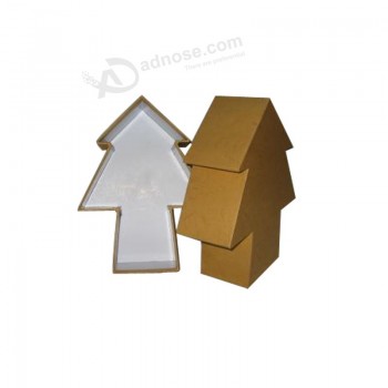 Factory Price Christmas Tree Shape Paper Gift Box