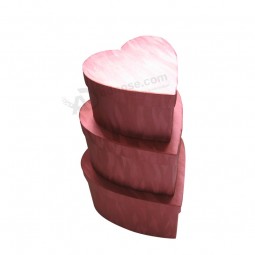 3 BoîTes en papier de forme coeur en forme de coeur pour mariage