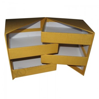 Brown Color Paper Shoes Case/ Shoes Box Custom