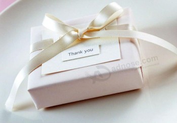 China Paper Gift Boxes with Ribbon Decoration