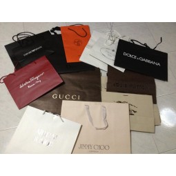 Bolsas de compras de papel al por mayor con precio compeTiTivo