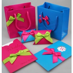Bolsa de regalo de papel de impresión personalizada/Bolsa de papel