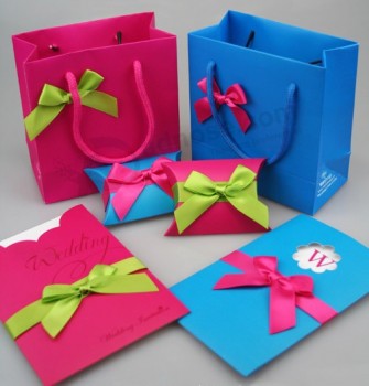 SaccheTTo di regalo di carTa sTampa personalizzaTa/Shopping bag di carTa