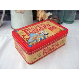 BoîTe de nourriTure d'éTain pour des BiscuiT.s/ChocolaT/BiscuiT./Des bonbons