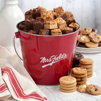 Wholesale Cookies/Bisuict Tin Bucket with Metal Handle