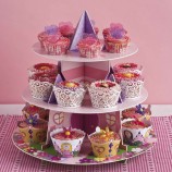 Papieren karTonnen cupcake Weergeven sTandaard boX voor bruilofT