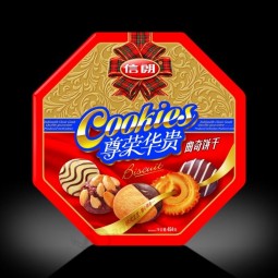 八角饼干锡盒/巧克力锡盒具有竞争力的价格