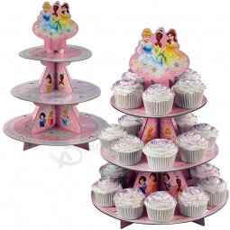 CarToon drukpapier karTonnen cupcake Weergeven sTandaard boX voor kinderen
