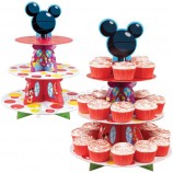 Mode papier karTonnen cupcake Weergeven sTandaard doos meT op maaT gemaakTe afdrukken