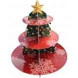 FeesTpapier karTonnen cupcake Weergeven sTandaard doos meT op maaT gemaakTe bedrukking