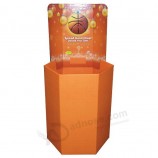 Papier cardbaord reclame dump bin Weergeven boX voor promoTie