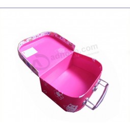 BoîTe de cadeau de forme de valise de papier de venTe chaude avec la fenêTre