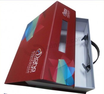 Коробка подарка формы eco бумажная коробка с окном