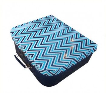 Water Resistant Glossy Lamination Cardboard Suitcase Box