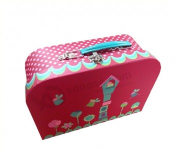 Hoтsale бумажный чемодан формы обеденные коробки с более дешевой ценой