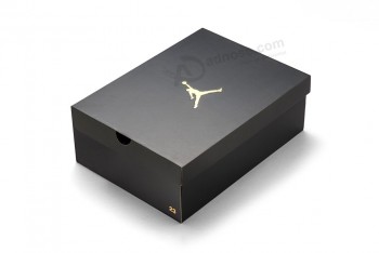 Black Ragid Shoes Box with Custom Printing