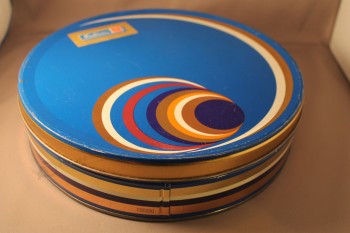 Round Cookies Tin Box with Competitive Price