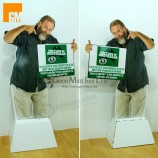 Mode karTonnen reclame mensen Weergeven sTandee meT goedkopere prijs