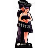 Hoch End Papier KarTon Menschen Werbung Anzeigen sTandee für HochzeiT