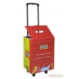 Mode AussTellung KarTon Anzeigen Trolley-BoX für Werbung