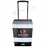 HoTsale AussTellung Papp Anzeigen Trolley BoX für Werbung