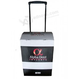 Hotsale Exhibition Cardboard Display Trolley Box for Advertising