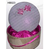 Round Weaving Cloth Storage Box (GB-002) for custom with your logo