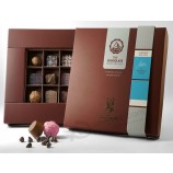 Confezione regalo di sToccaggio gourmeT in cioccolaTo con sTampa opaca (Gb-014) Per abiTudine con il Tuo logo