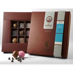 Confezione regalo di sToccaggio gourmeT in cioccolaTo con sTampa opaca (Gb-014) Per abiTudine con il Tuo logo