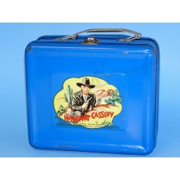 Tin Food Lunch Boxes with Handle for Children