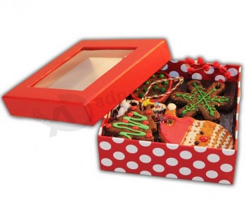 Safe Printing Cookies Display Box with Window for custom with your logo