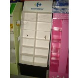 En gros imprimé carTon promoTionnel plancher compTeur boîTe d'affichage 23