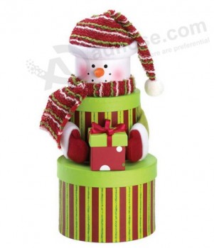 Tiered Paper Present Box Set for X′mas Day for custom with your logo