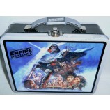 High Quality Lunch Tin Box with Plastic Handle