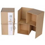Brauner KraftPapier Tee VerPackung BoX für benutzerdefinierte mit Ihrem Logo