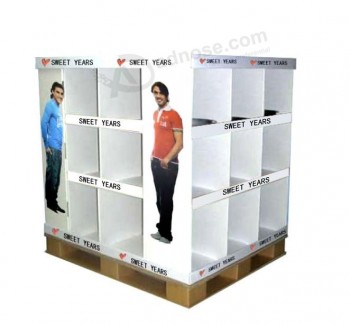 Wholesale Printed Cardboard Promotional Pallet Counter Display Box 49