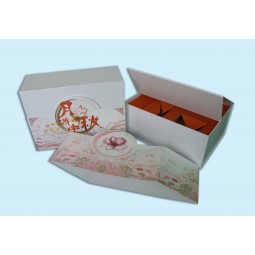 Traditionele mooncake geschenkdoos met sleeve voor op maat met uw logo