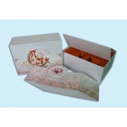 Traditionelle Mooncake-GeschenkboX mit Hülle für Maßanfertigung mit Ihrem Logo