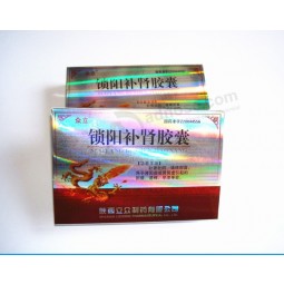 Alto personalizzato-Scatola d'imballaggio della pillola del sesso della staMpapà della carta della stagnola di oro di qualità