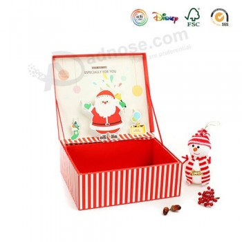 изготовленный под заказ высокий-качественный картонный чемодан для праздничных игрушек (пб-051)