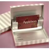 Benutzerdefinierte hoch-Qualität maTt silber bedruckte GeschenkboXen für Kreditkarten