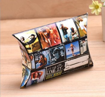 Custom high-quality Printing Paper Pillow Gift Boxes