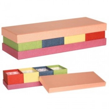 Haut de gamme personnalisé-Boîtes de rangement de pins rectangulaires Colorés de qualité (Nb-027)