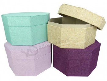 Custom high quality Octagon Shape Fabric Face-Painting Box (JB-002) with your logo