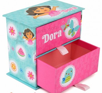 Wholesale custom high-quality Cartoon Dora Printing DIY Storage Box