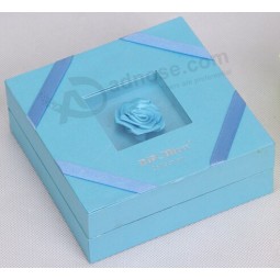 Custom high quality Attractive Commodities Packaging Box with Ornament Flower and your logo