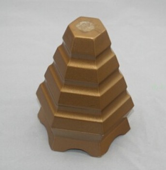 Torre dorada de alta calidad personalizada-Caja de Colección de madera en forma